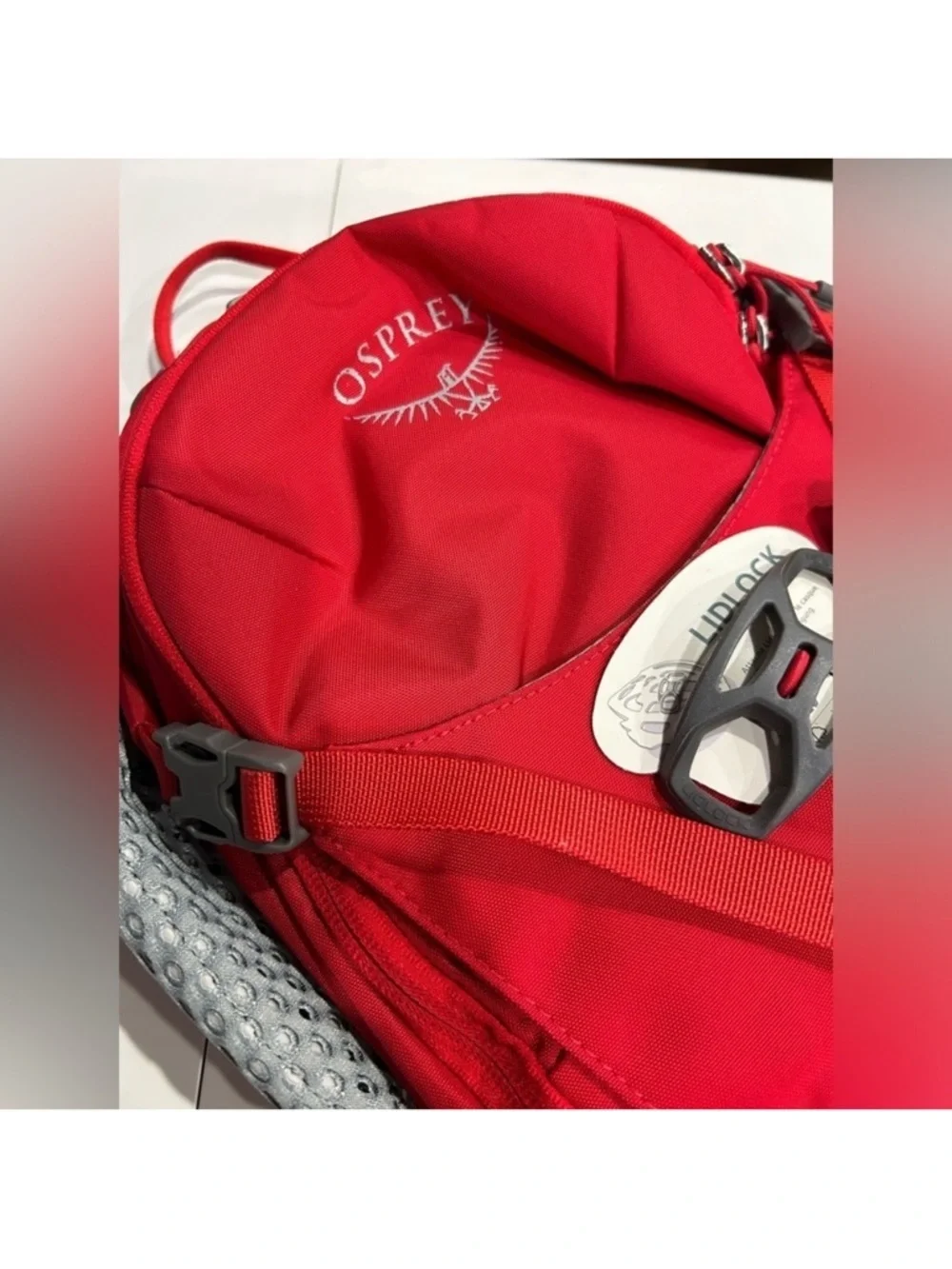 Osprey Men's Siskin 8 L Hydration Pack - 85 oz. Reservoir Red NWT Bike Biking 8L
